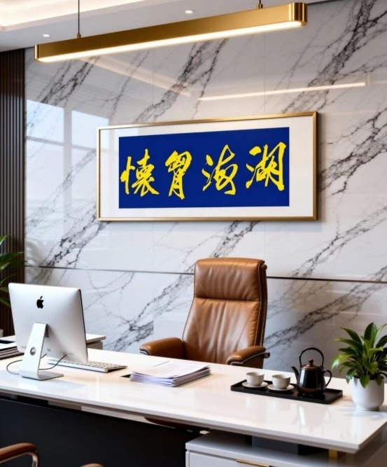 著名书法家张同颂书法《湖海胸怀》