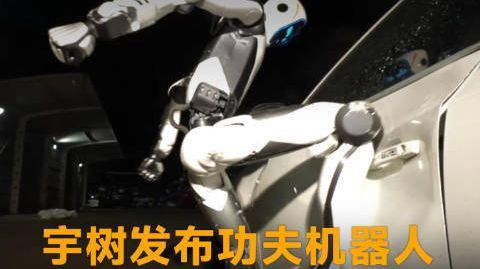 宇树发布功夫机器人,一脚踢凹车门,徒手抬汽车,特技演员要下岗?!#宇