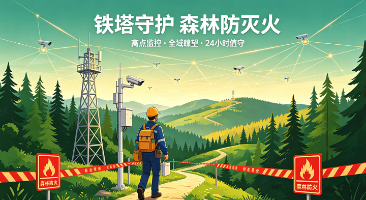 筑牢森林防火“瞭望哨”中国铁塔秦皇岛市分公司全力守护山林安全