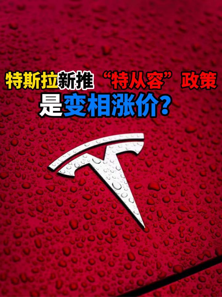 特斯拉新推“特从容”政策是变相涨价？