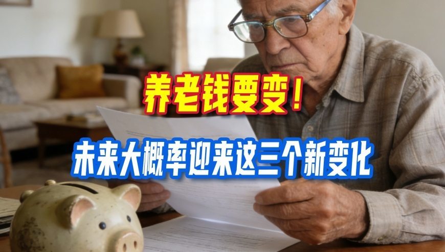 养老钱要变！改革方向清晰，未来大概率迎来这三个新变化