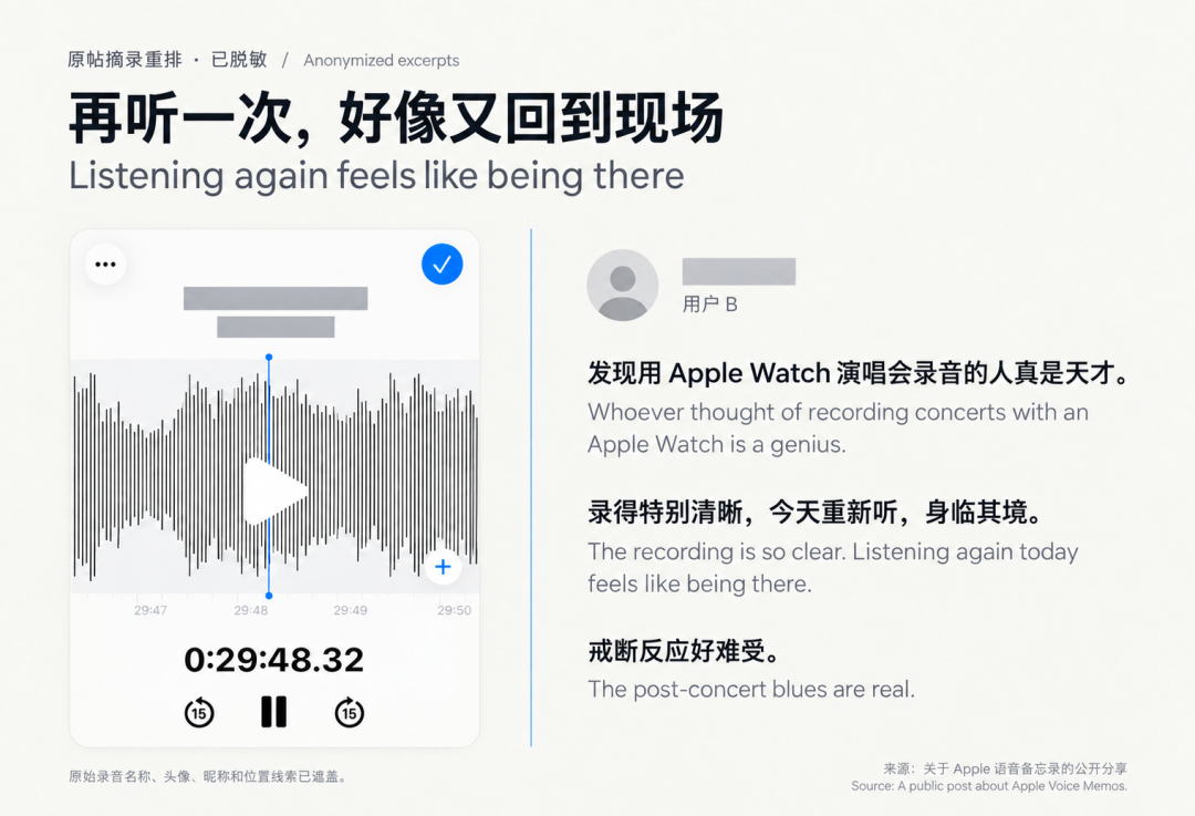 演唱会录音分享二：中英逐句对照，身份与地点已脱敏