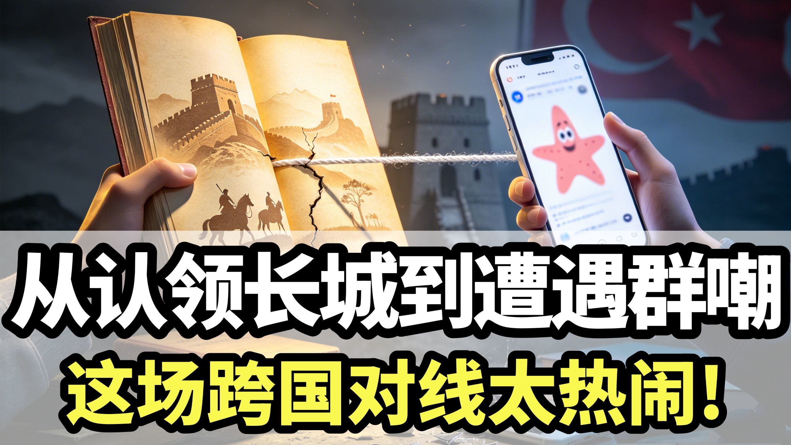 从认领长城到遭遇群嘲，这场跨国对线太热闹