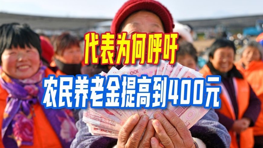 农村老人养老金偏低，国家涨20元，代表为何呼吁提高到400元？