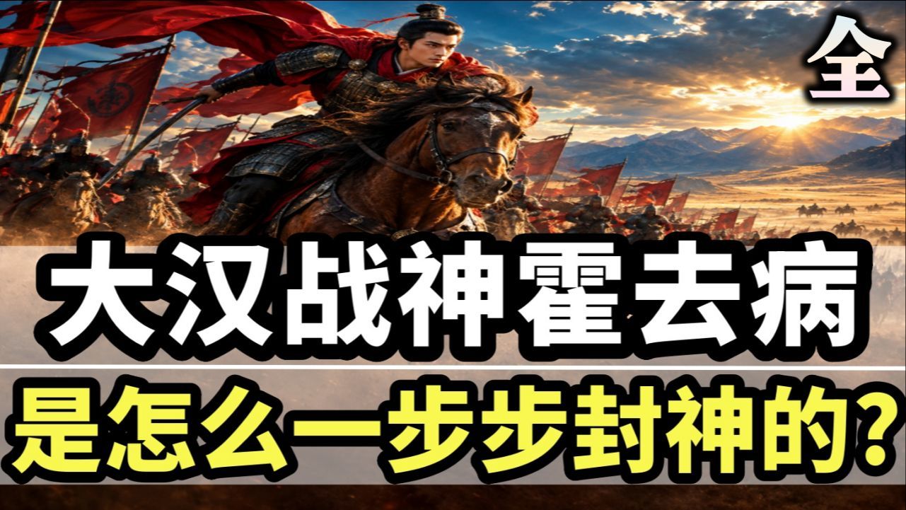 霍去病：二十四岁战神病逝，史书为何对他的死因只字不提？（全）
