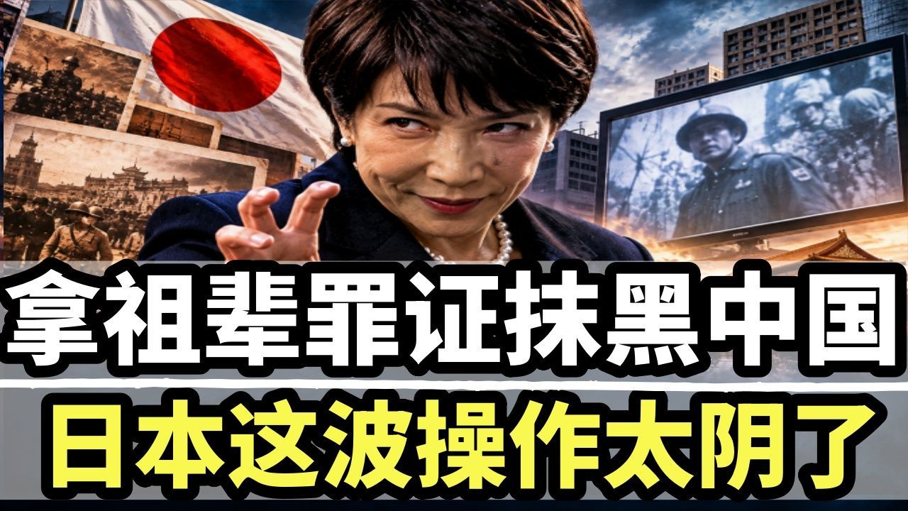 拿祖辈罪证抹黑中国，日本这波操作太阴了