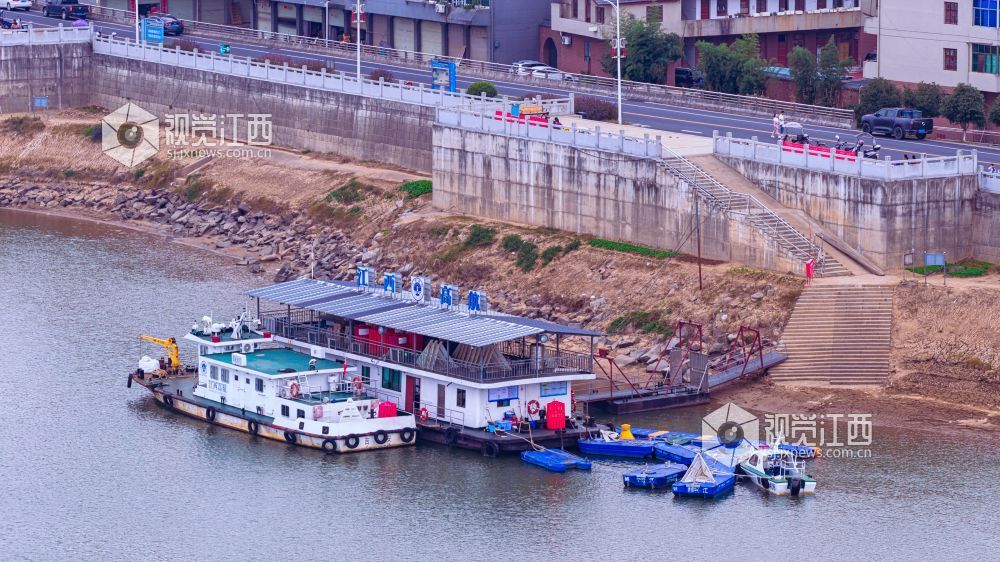 2026年10月24日在江西省吉安市峡江县巴邱镇赣江成子洲拍摄的画面。