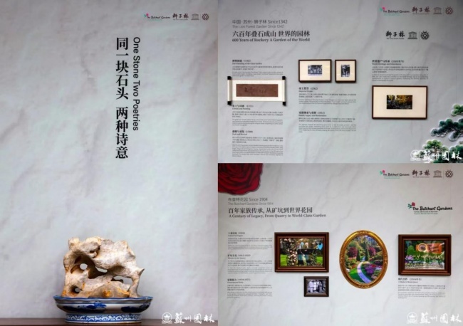 石上花开!加拿大布查特花园与苏州狮子林惊艳同框