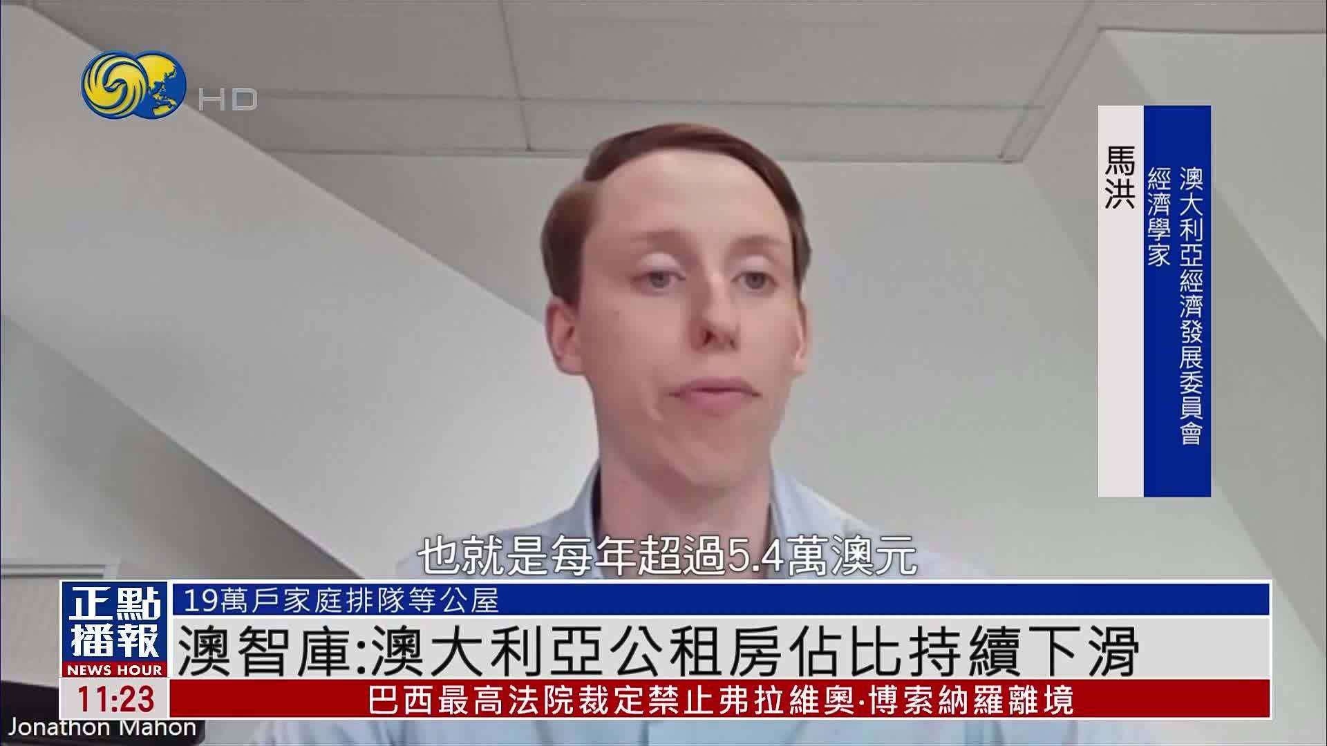 澳大利亚智库：澳大利亚公租房占比持续下滑
