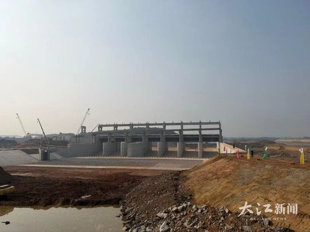 笏洲枢纽建设现场