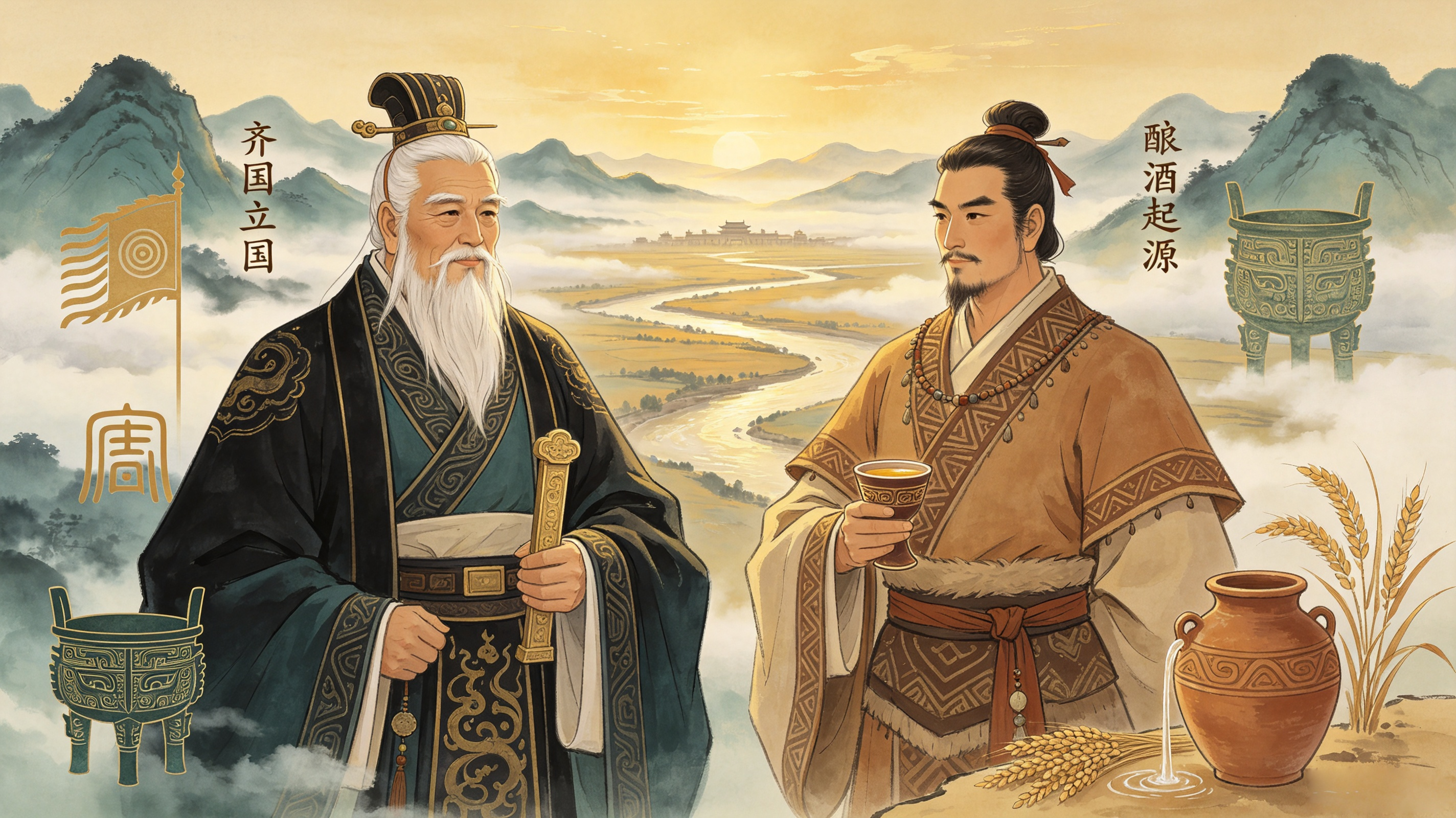 酿酒起源地:姜太公800年齐国自此起步