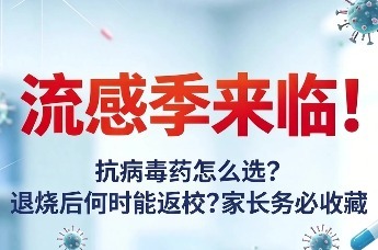 抗病毒药怎么选？退烧后何时能返校？家长务必收藏