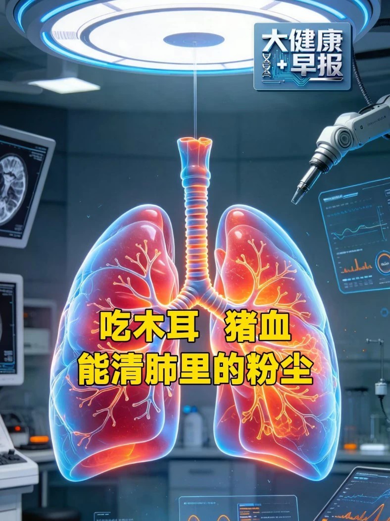 吃木耳、猪血，能清肺里的粉尘吗？