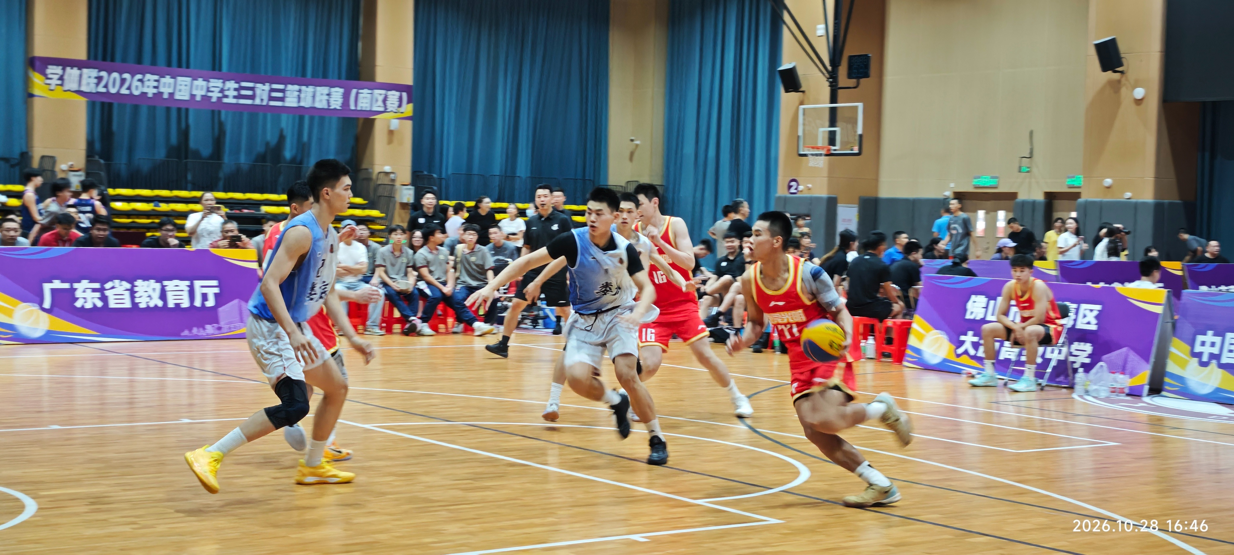 实力出圈！光明中学斩获学体联三对三篮球南区赛初高中双冠