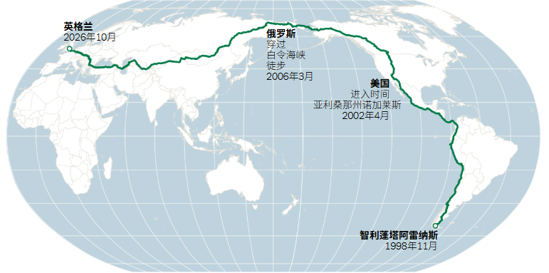卡尔・布什比徒步路线图