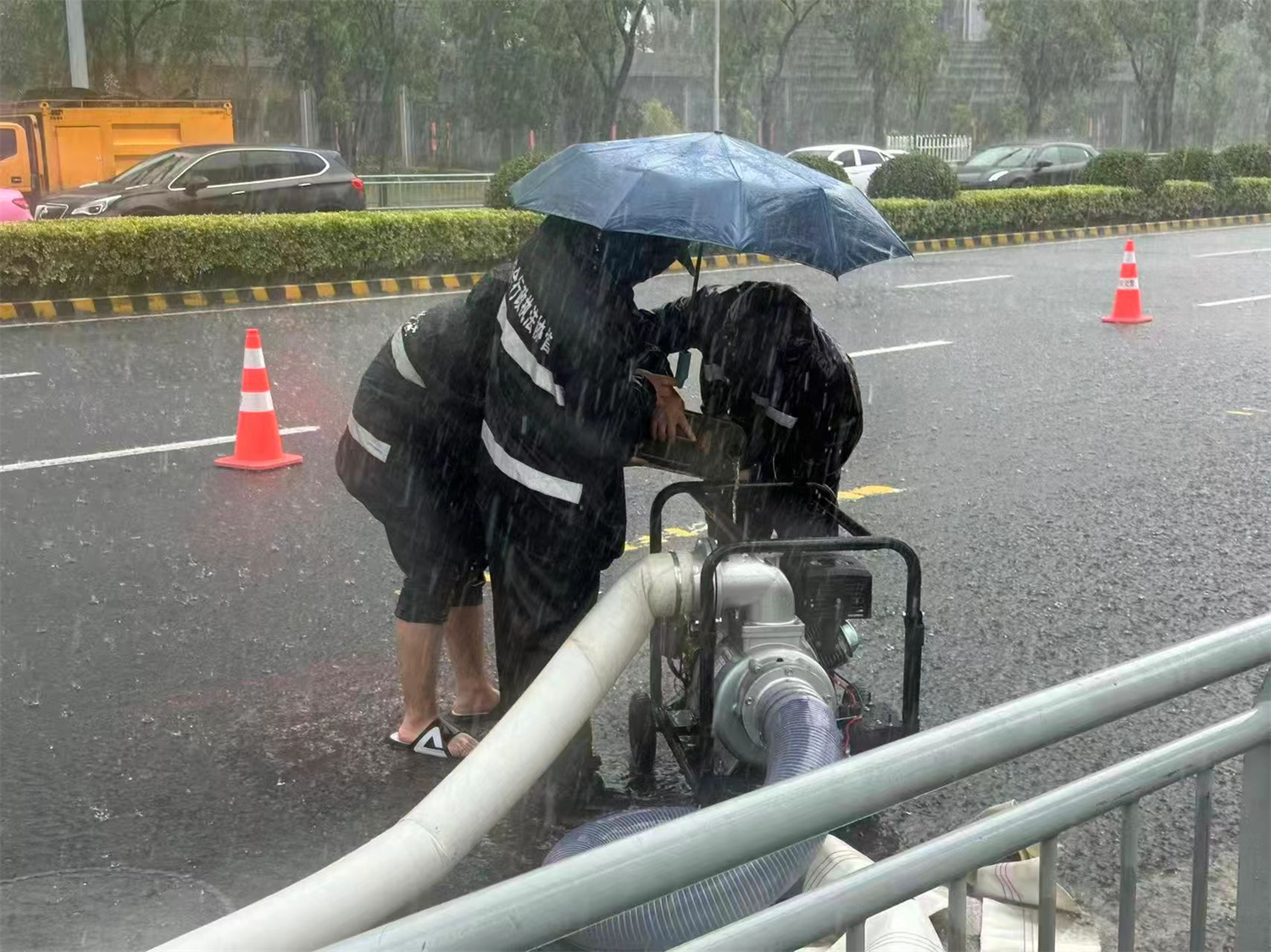 实操开练 提升城市排涝应急处置能力
