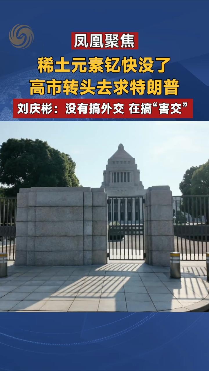 稀土钇快没了 高市转头去求特朗普