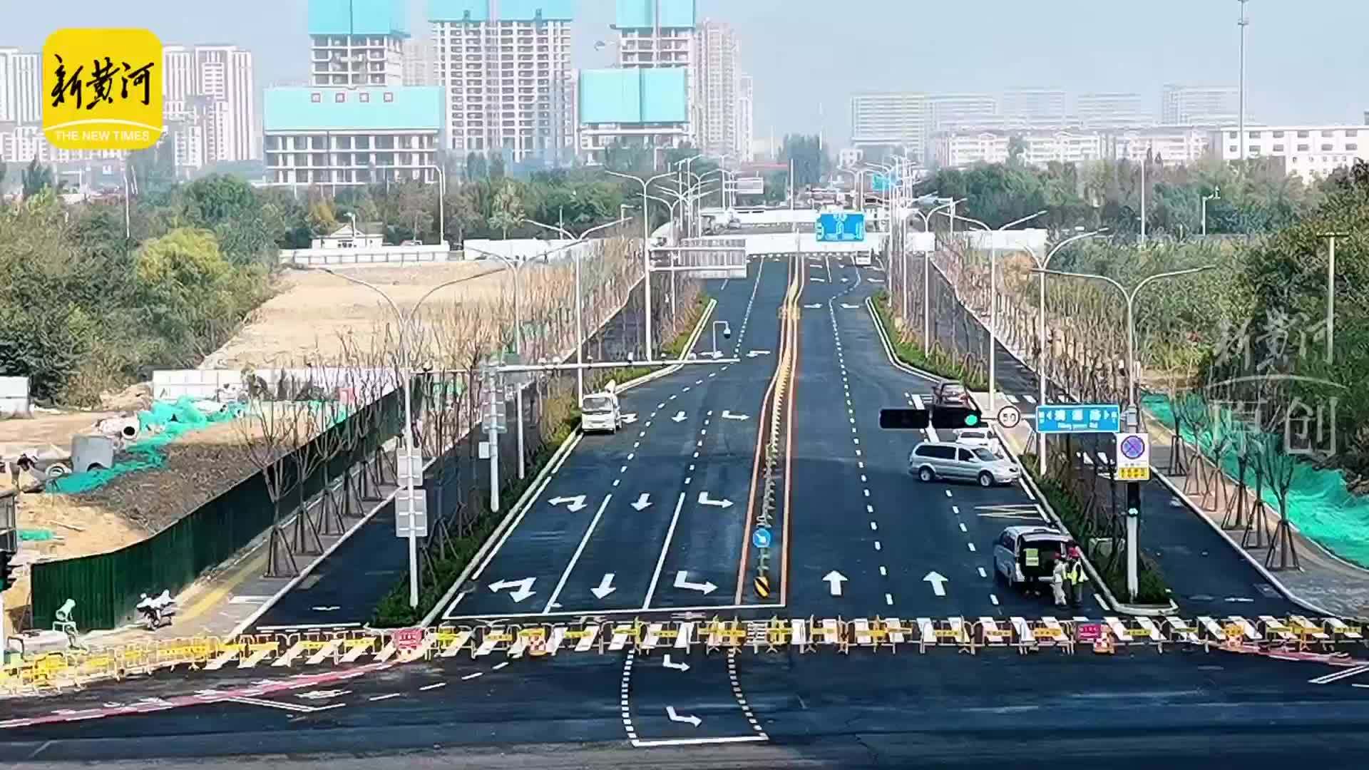 济南潍坊路北延段建设初具规模 开通后将直达济齐路
