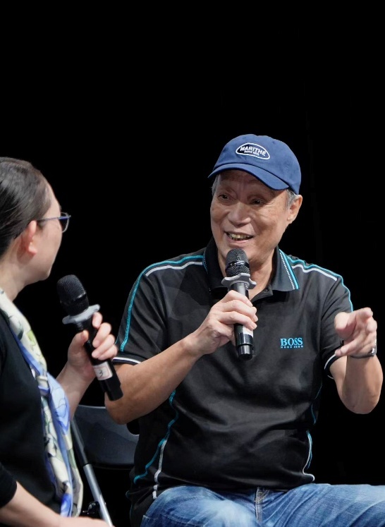 香港导演施扬平笑谈《少林寺》 范素丽摄