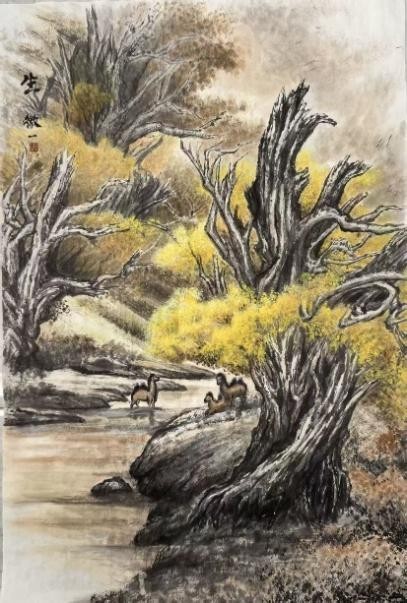《生》69×47cm