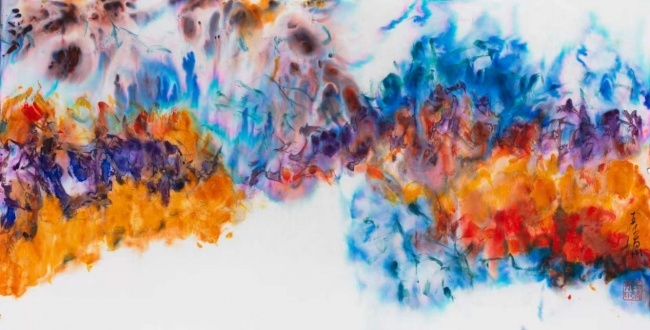 云炁交辉 68cm×137cm 2024-2026