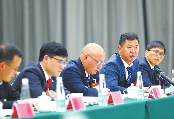 人大代表建言献策。