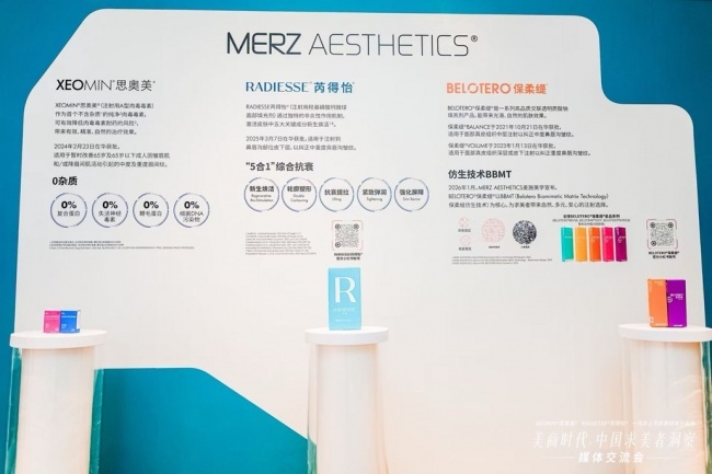麦施美学在华产品矩阵