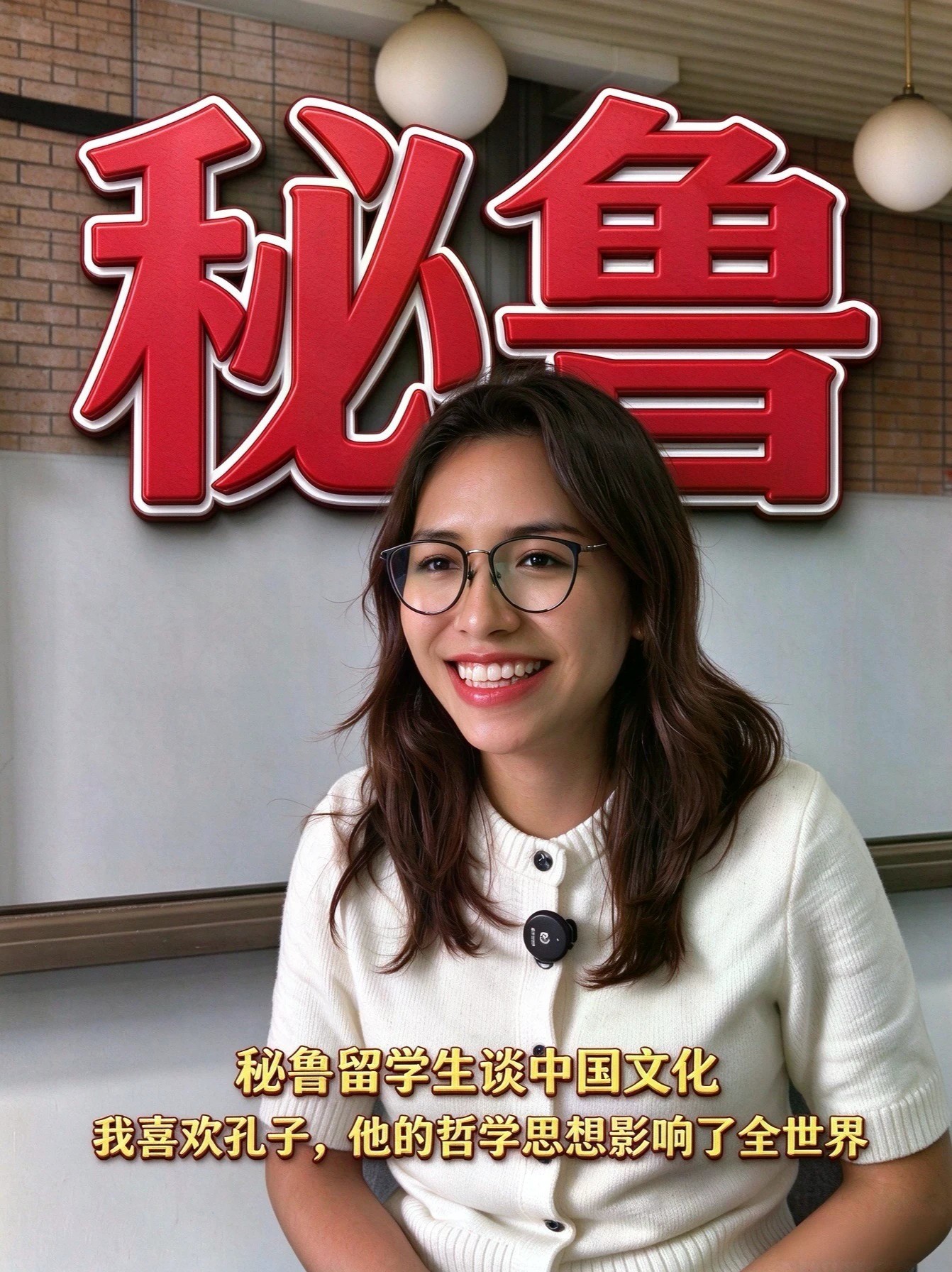 凤凰网财经APEC青年团走进北京航空航天大学✨听听秘鲁女生谈中国文化：“我喜欢孔子，他的哲学思想影响了全世界。”文明无边界，古老智慧跨越山海，打动海外青年。#凤凰APEC青年团 #留学生