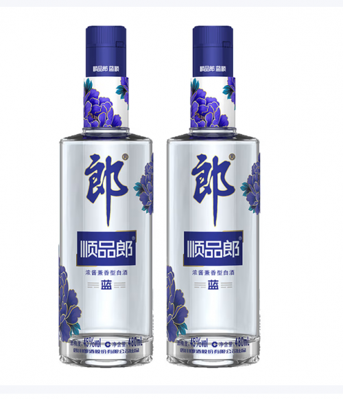 顺品郎蓝顺两瓶