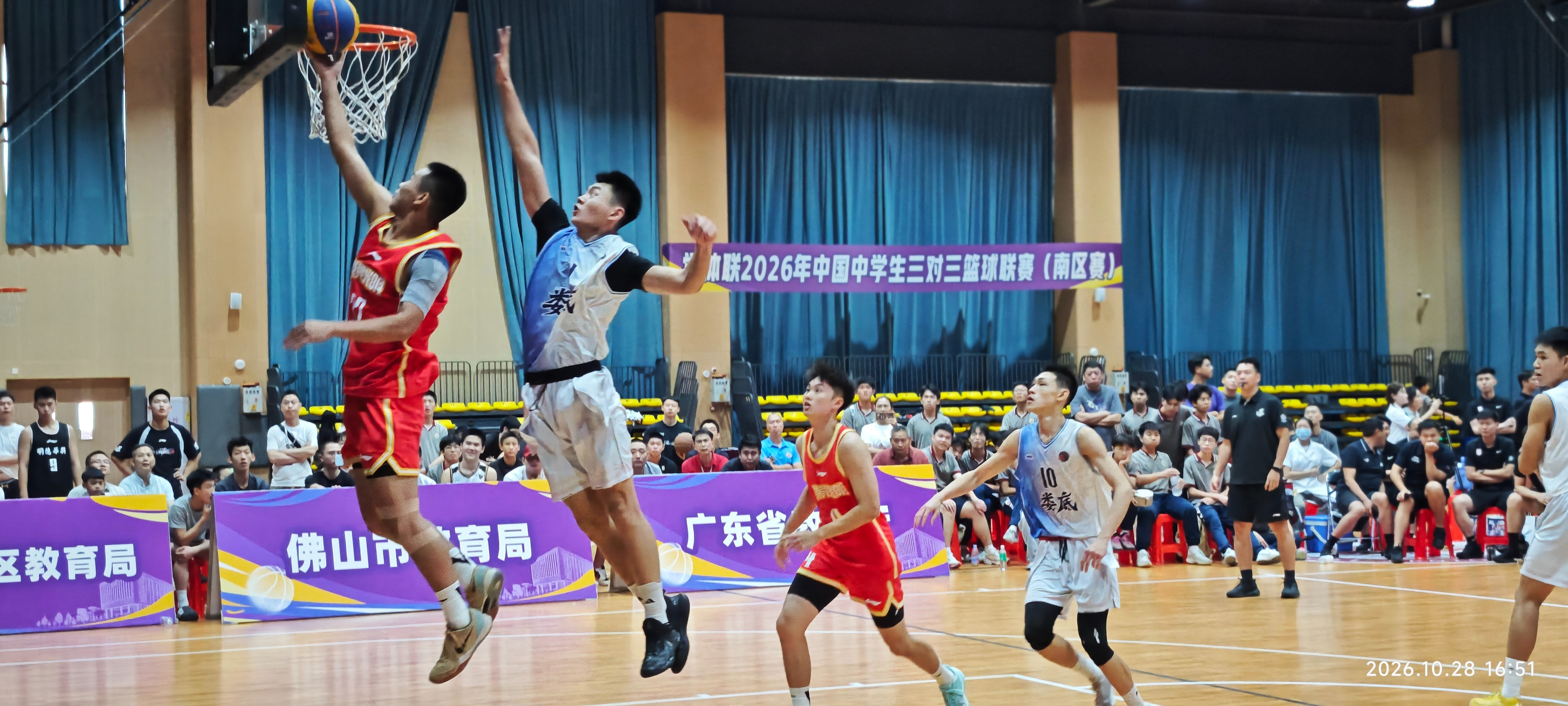 实力出圈！光明中学斩获学体联三对三篮球南区赛初高中双冠