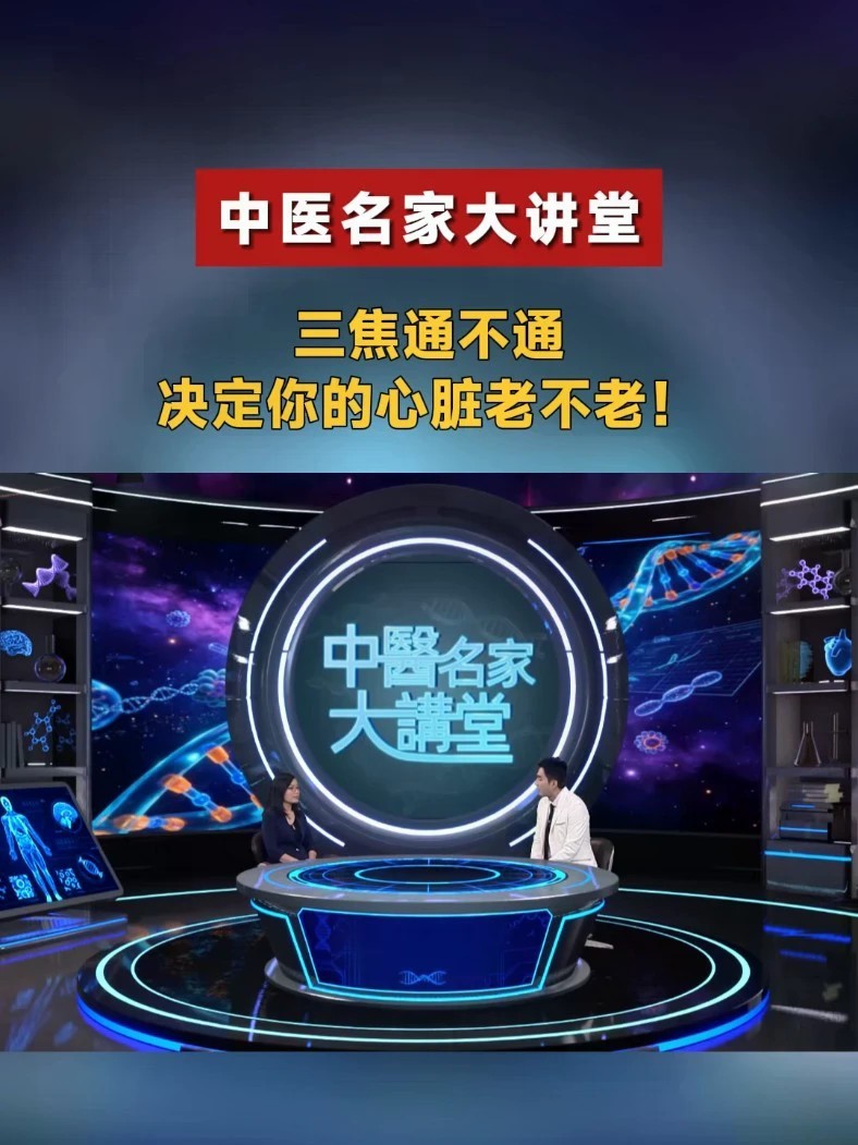 三焦通不通，决定你的心脏老不老