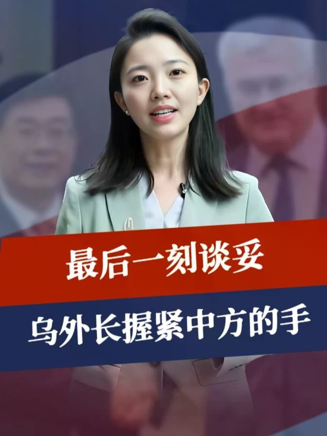最后一刻谈妥，乌外长握紧中方的手，同日，泽连斯基做出重大让步#零基础看懂全球 #全球创作者计划 #时代砺剑高燃出列
