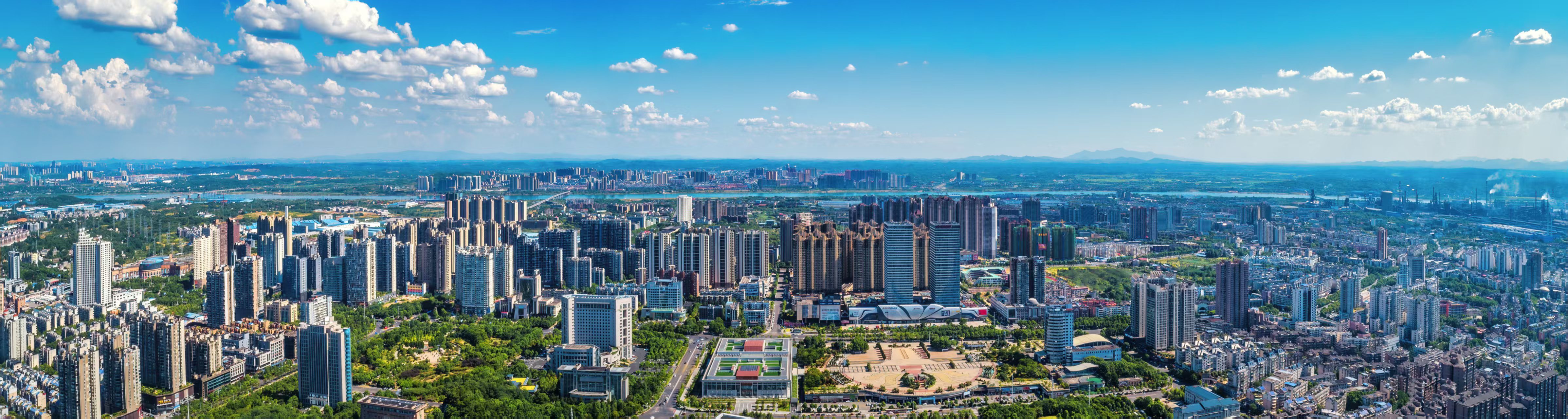 湘江之畔的国家级园区——湘潭高新区。通讯员 摄