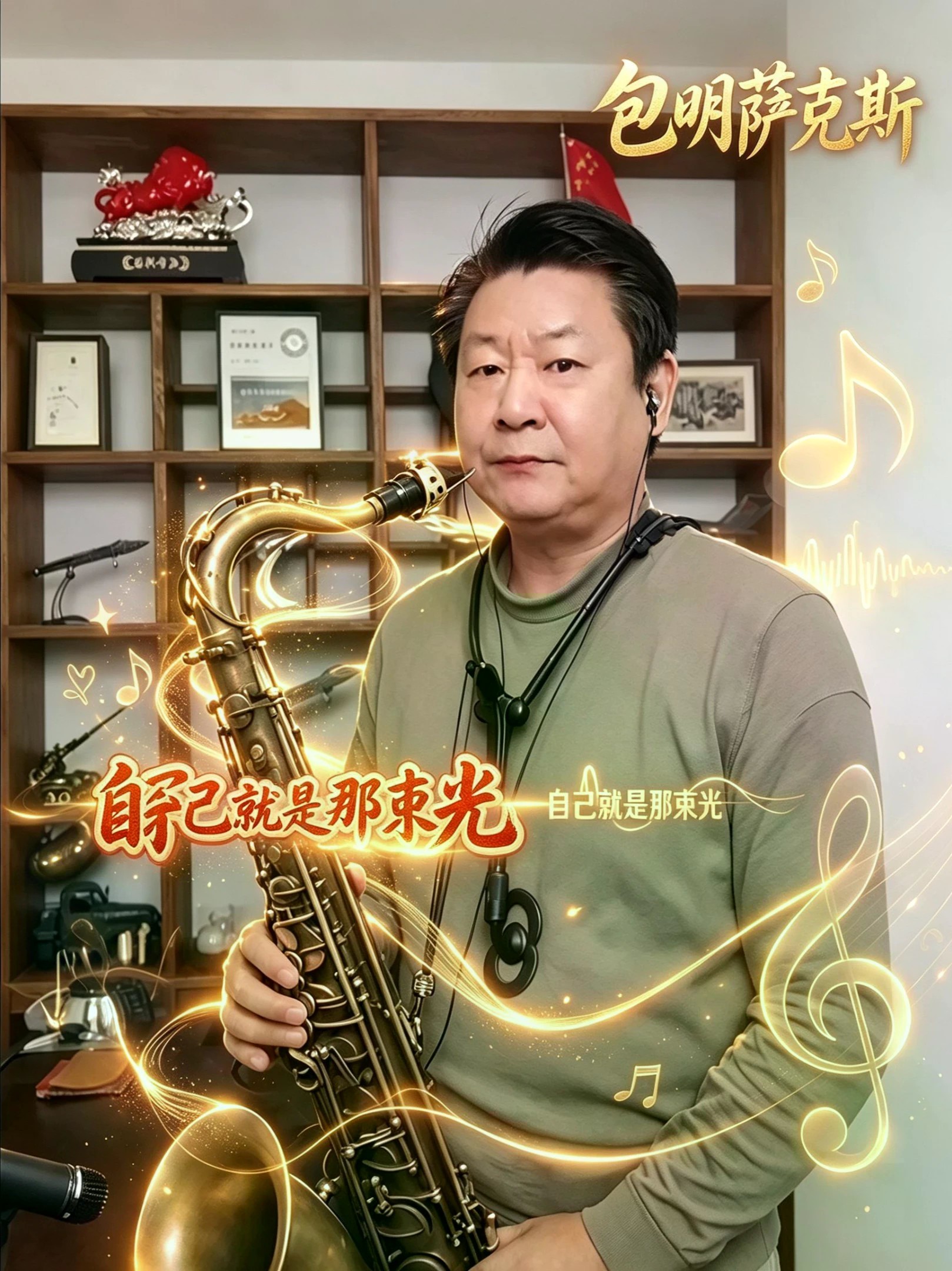 ​ 自己就是那束光 #包明生活 #包明萨克斯