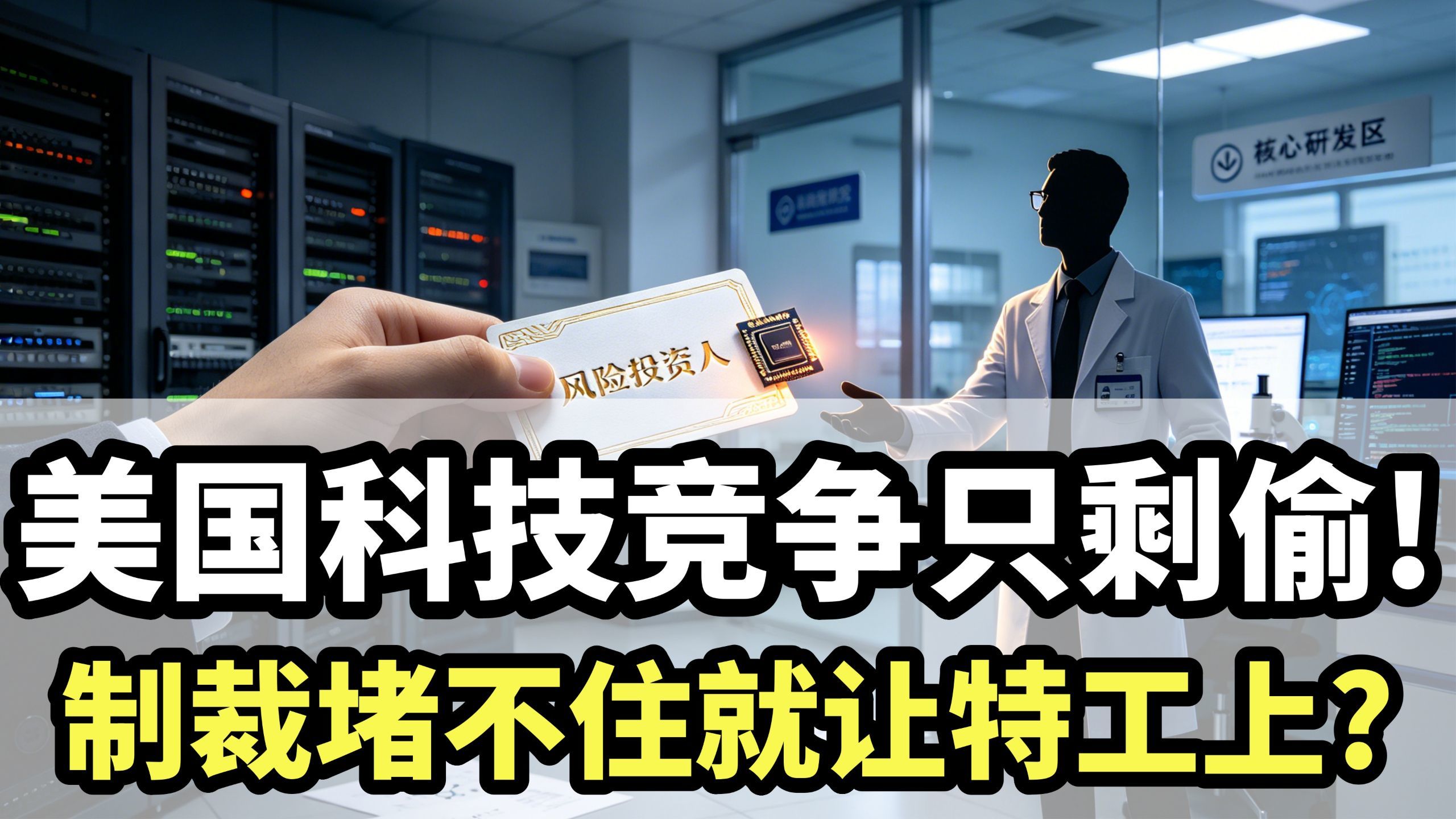 制裁堵不住，就让特工上？美国的科技竞争只剩偷了？