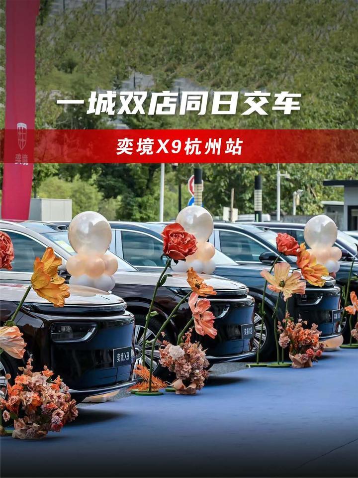 一城双店同日交车，奕境X9杭州站