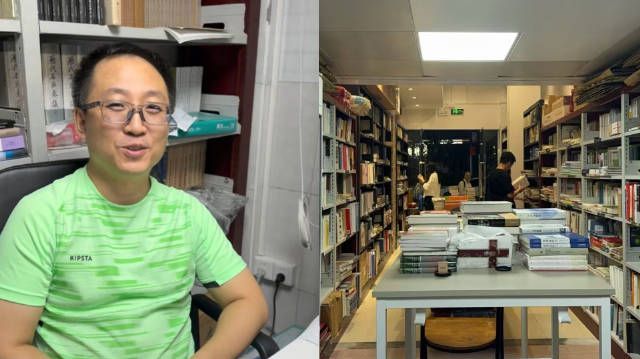 【43岁博士辞职因书太多开了家书店】博士开店到凌晨为读书人留一盏灯