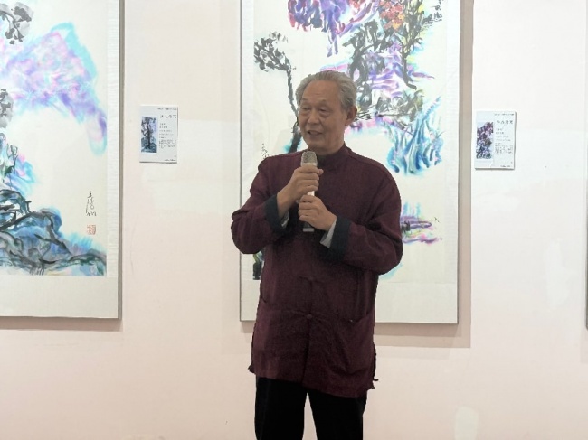 著名书法家,画家杨明臣致辞