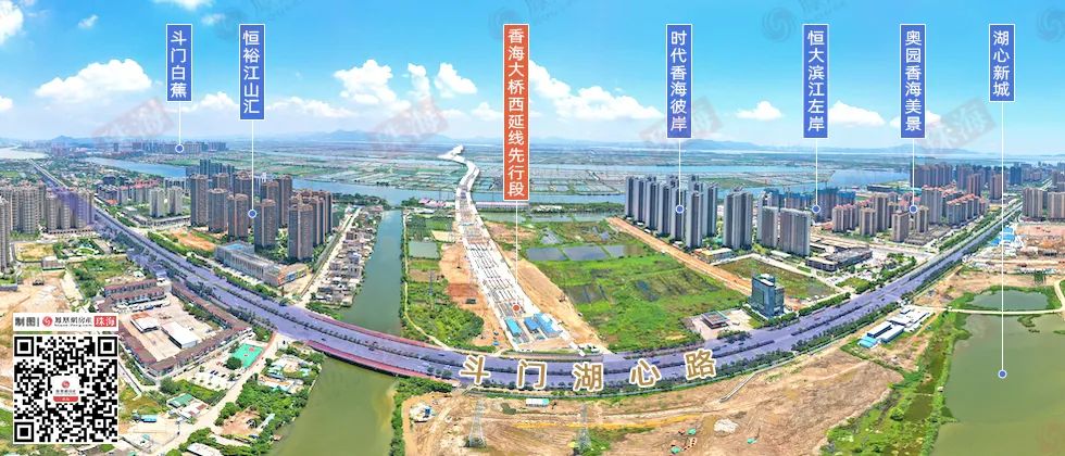 冲刺阶段香海大桥支线今年底通车